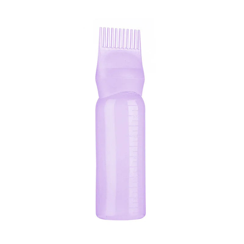 120ml Hair Dye Refillable Bottle Applicator Comb