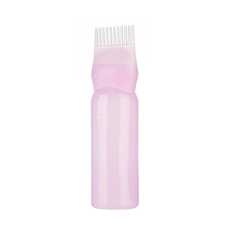 120ml Hair Dye Refillable Bottle Applicator Comb