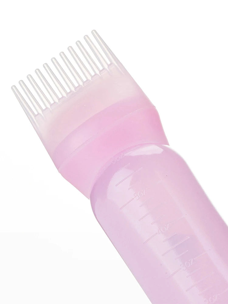 120ml Hair Dye Refillable Bottle Applicator Comb