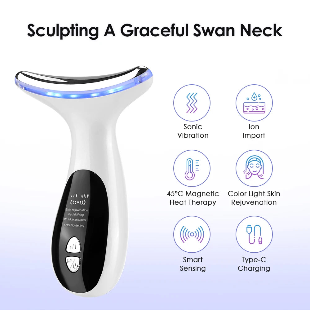 Electric Neck Beauty Device Firming and Lifting Lighten Neck Lines